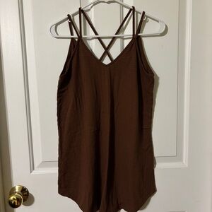 LuLaRoe Brown Strappy Camisole